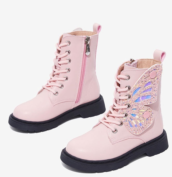 Baby Lane: Girls' Martin Boots – Durable and Fashionable Kids' Footwear