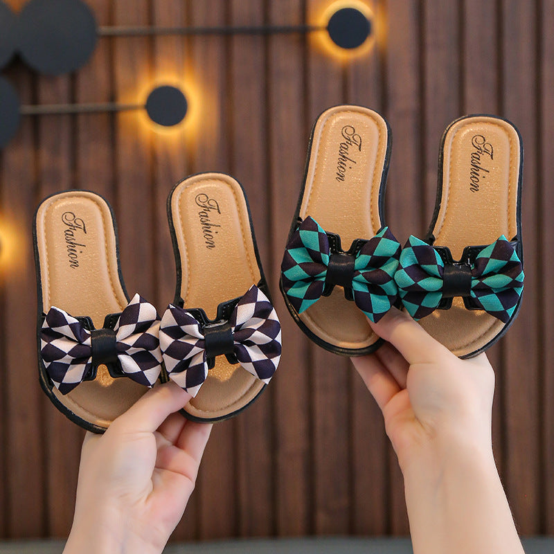 Baby Lane: Cute Girls' Sandals – Non-Slip Soft Bottom and Bow Detail