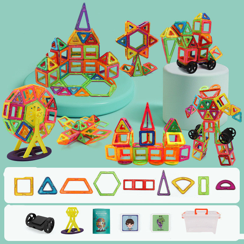 Baby Lane Educational Magnetic Piece Set: Interactive Building Blocks for Kids
