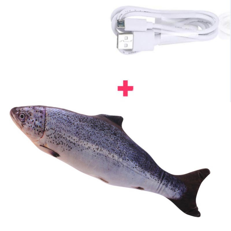 Baby Lane Simulation Fish Toy: Electric Jumping Fun for Cats!