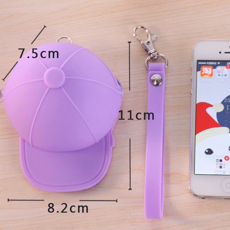 Baby Lane Cute Silicone Coin Purse – Candy Color Hat for Kids