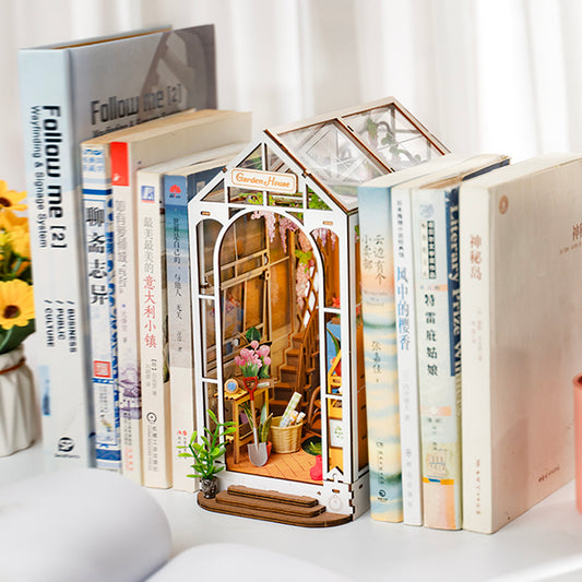 Baby Lane Rolife Garden House Book Nook: DIY Kit for Kids and Home Decor - TGB06