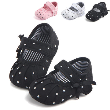 Baby Lane: Cute Anti-Slip On Shoes for Baby Girls – Perfect Polka Dot Princess Design