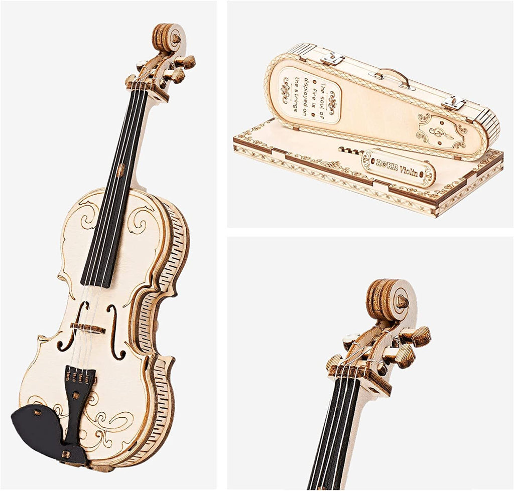 Baby Lane ROKR Violin Capriccio: 3D Wooden Puzzle for Kids - TG604K