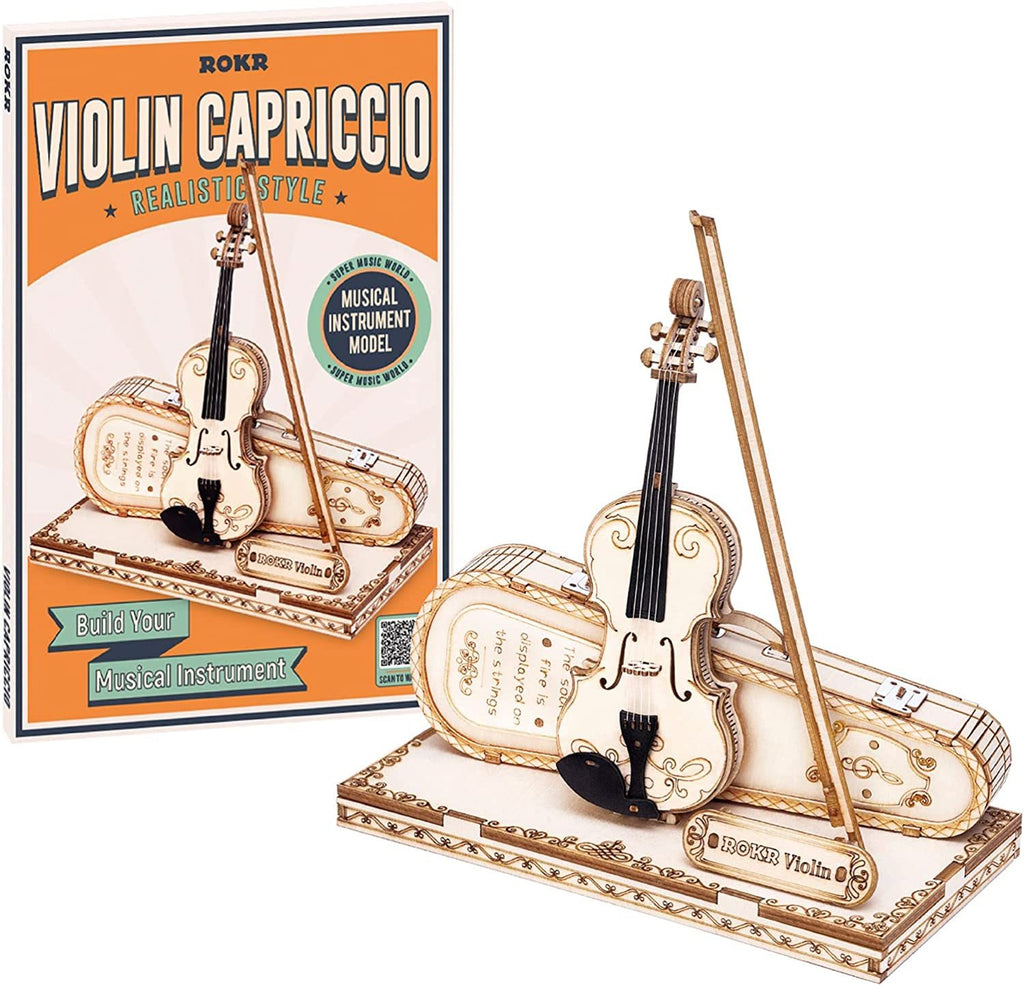 Baby Lane ROKR Violin Capriccio: 3D Wooden Puzzle for Kids - TG604K