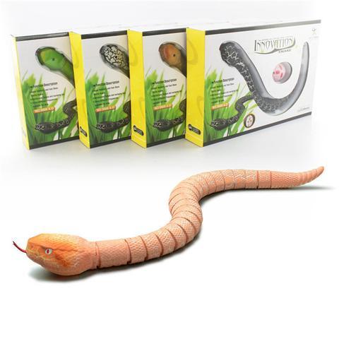 Baby Lane Remote Control Snake: Scary Rattlesnake Trick Toy for Pranks!