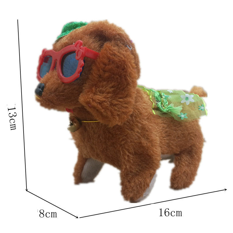 Baby Lane Teddy Robot Dog: Simulation Walking Puppy with Rope!