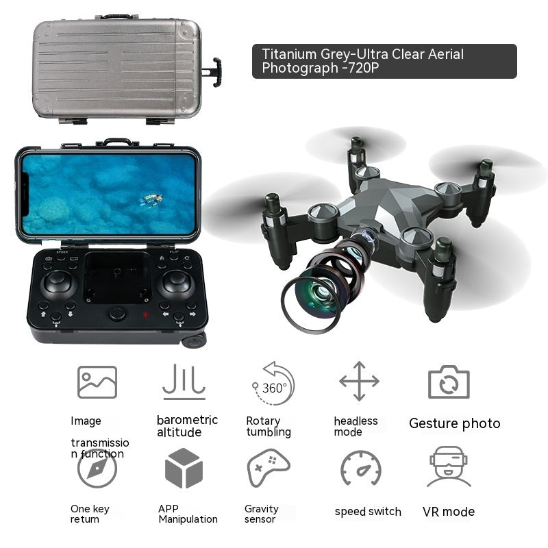 Baby Lane Mini Remote Control Suitcase Drone – Perfect for Trave
