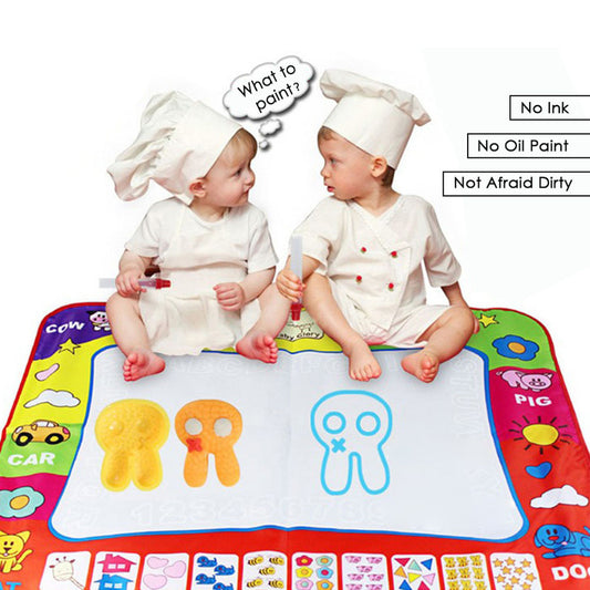 Babylane 80x60cm Magic Pen Water Doodle Mat | Fun Drawing Toy for Kids