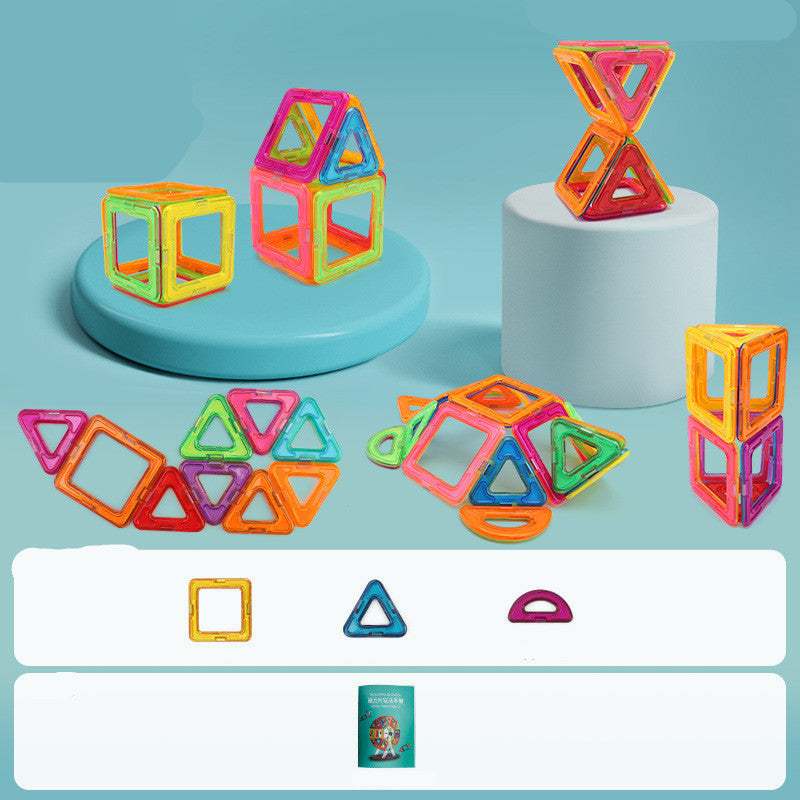 Baby Lane Educational Magnetic Piece Set: Interactive Building Blocks for Kids