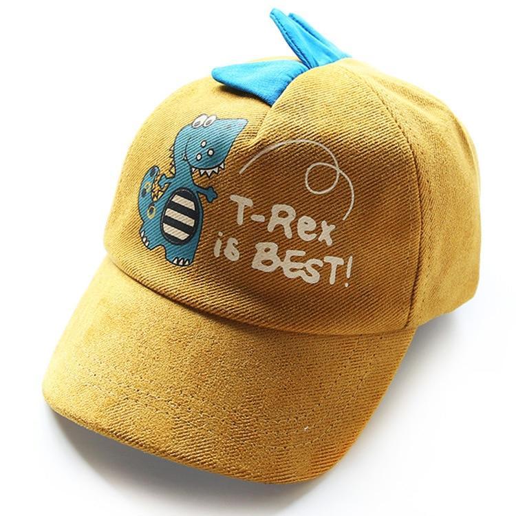 T-REX IS BEST'' DINOSAUR KIDS HATS