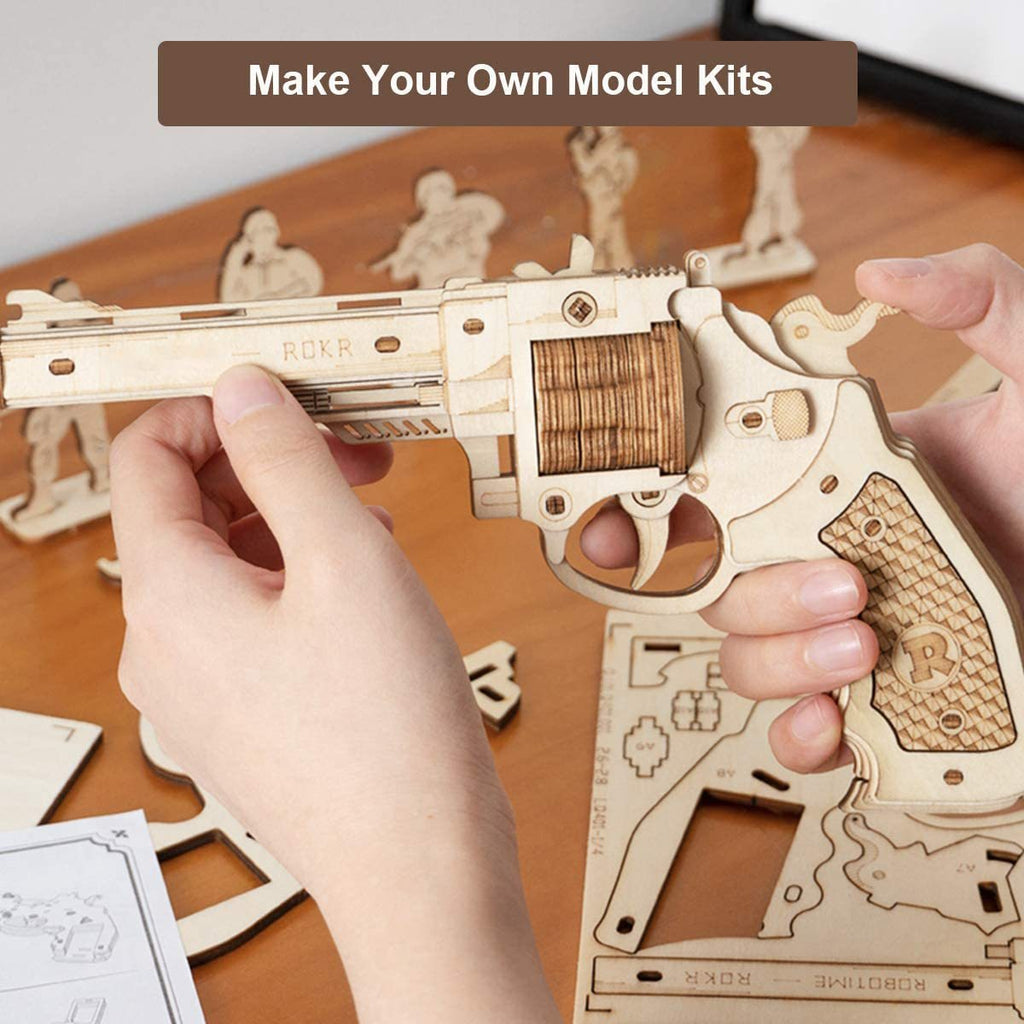 Baby Lane Robotime Building Kit: Gun Blocks Model Toy Gift for Kids
