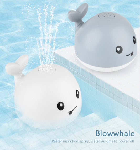 Baby Lane Electric Whale Lamp: Induction Water Spray for Kids' Rooms!