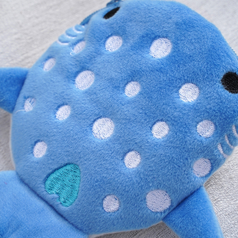 Baby Lane Plush Shark Coin Purse – Cute Cartoon Pendant for Kids!