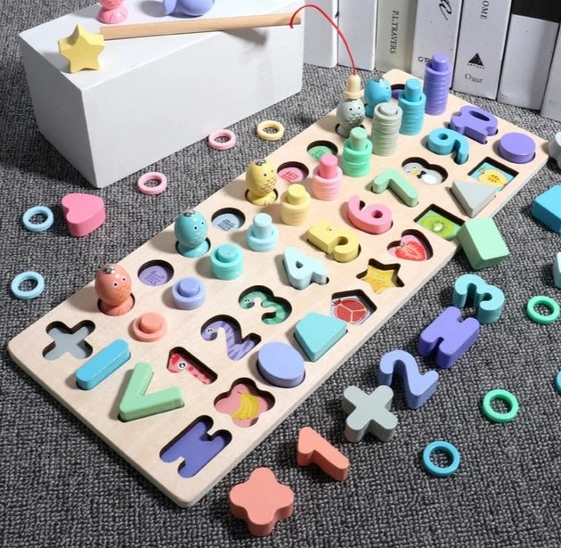 Baby Lane Educational 3D Alphabet and Number Puzzle: Colorful Fun for Kids