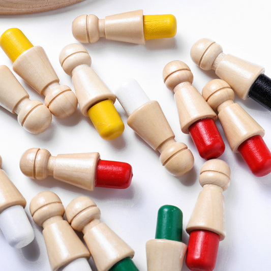Baby Lane Children's Wooden Memory Chess: Educational Toy for Early Learning