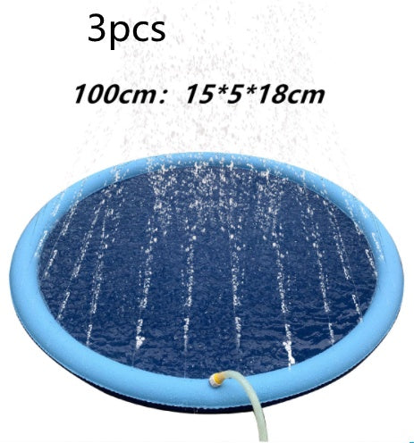 Baby Lane Outdoor Water Toys: Non-Slip Splash Pad for Kids & Pet Dogs!