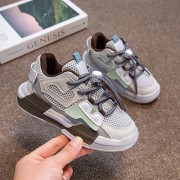 Baby Lane: Stylish Girls' Breathable Mesh Sneakers – Lightweight and Fun