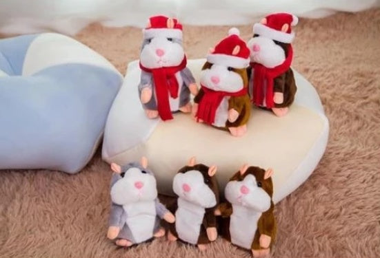 Babylane Interactive Talking Hamster | 16CM Christmas Plush Toy for Kids