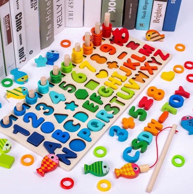 Baby Lane Educational 3D Alphabet and Number Puzzle: Colorful Fun for Kids