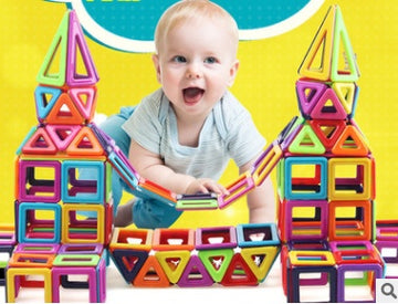 Baby Lane Educational Magnetic Piece Set: Interactive Building Blocks for Kids