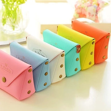 Baby Lane Macaron Coin Purse – Stylish Candy Color Key Case