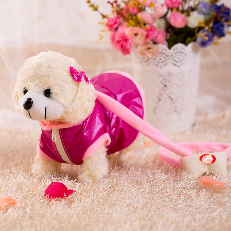 Baby Lane Remote Control Plush Dog: 48-in-1 Creative Electric Pet Toy!