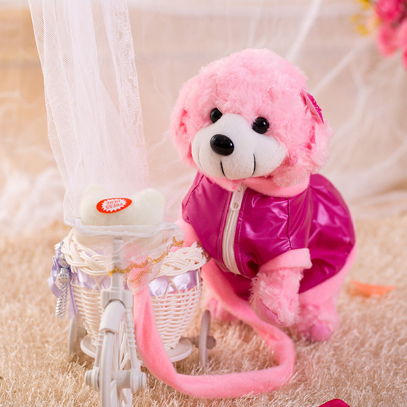 Baby Lane Remote Control Plush Dog: 48-in-1 Creative Electric Pet Toy!