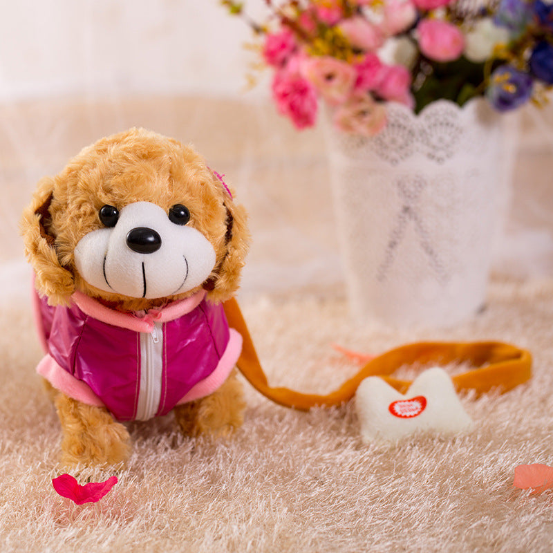 Baby Lane Remote Control Plush Dog: 48-in-1 Creative Electric Pet Toy!