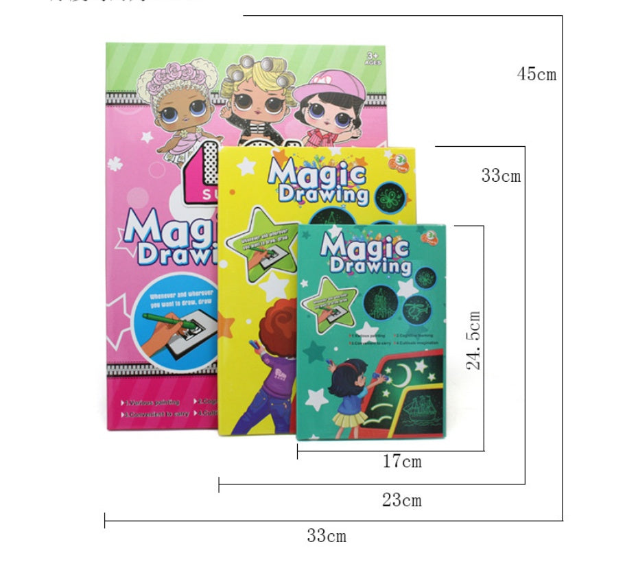 Babylane 3D Fluorescent Board for Kids | Fun Learning and Art Display