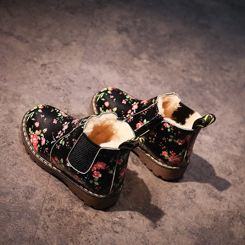 Baby Lane Stylish Autumn Martin Boots for Girls – Durable and Chic