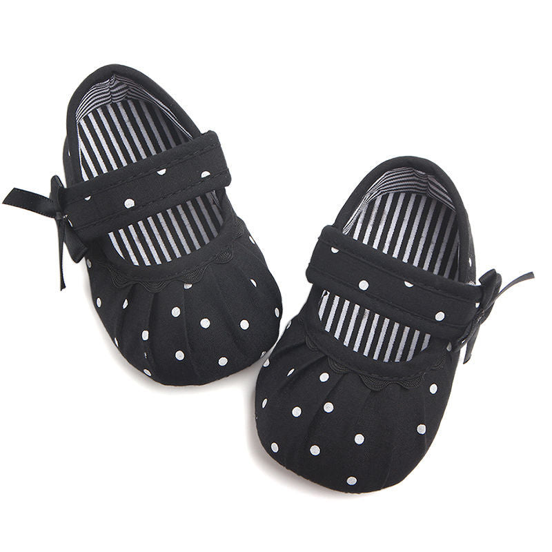 Baby Lane: Cute Anti-Slip On Shoes for Baby Girls – Perfect Polka Dot Princess Design