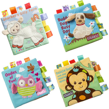 Babylane Interactive Animal Books | Embroidery and Puzzle Fun for Little Ones