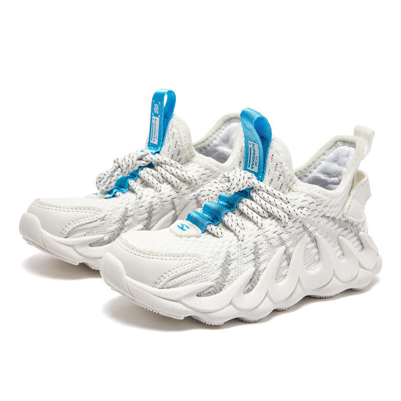 Baby Lane Big Kids Fly Woven Sports Shoes – Stylish Casual Footwear for Boys!