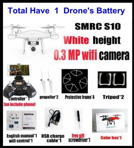 Baby Lane S10 FPV Quadcopter – WiFi 2MP Camera Racing Drone Kit