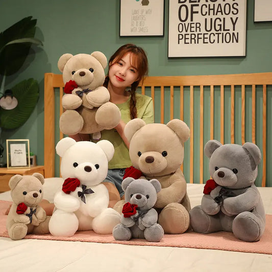 Babylane 23-45CM Plush Hugging Teddy Bear | Soft Animal Doll for Girlfriend Gifts