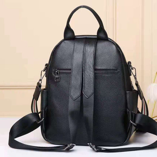 Babylane Chic Cowhide Fashion Backpack: Versatile and Stylish for Everyday Use!