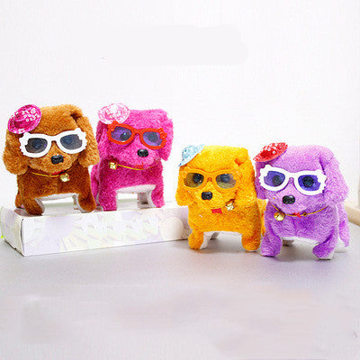 Baby Lane Teddy Robot Dog: Simulation Walking Puppy with Rope!