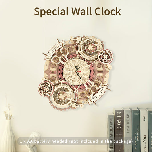 Baby Lane Robotime ROKR 3D Zodiac Wall Clock: Fun Model Kit - LC601