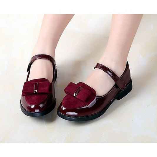 Baby Lane: Girls' Leather Sneakers – School-Ready Princess Style