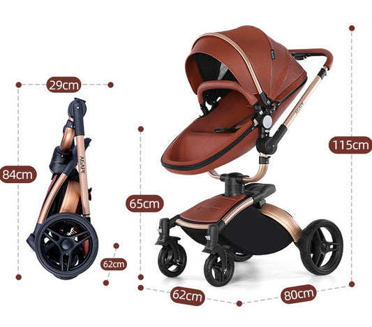 Babylane 3-in-1 Baby Stroller | High Landscape & 360-Degree Rotating Comfort