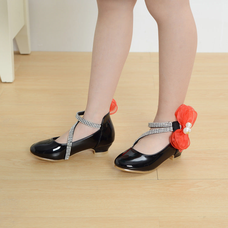 Baby Lane: Trendy Little High-Heeled Shoes for Big Kids – Princess Style