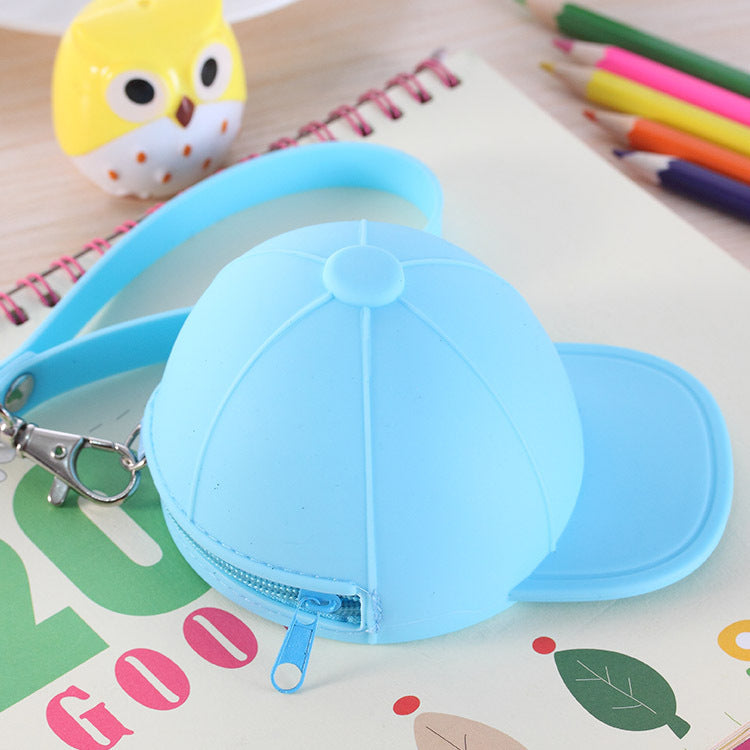 Baby Lane Cute Silicone Coin Purse – Candy Color Hat for Kids