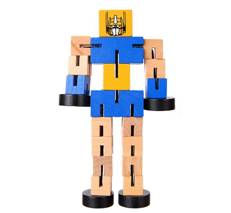 Baby Lane Wooden Robot Kits: DIY Toys for Imaginative Play
