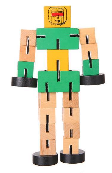 Baby Lane Wooden Robot Kits: DIY Toys for Imaginative Play