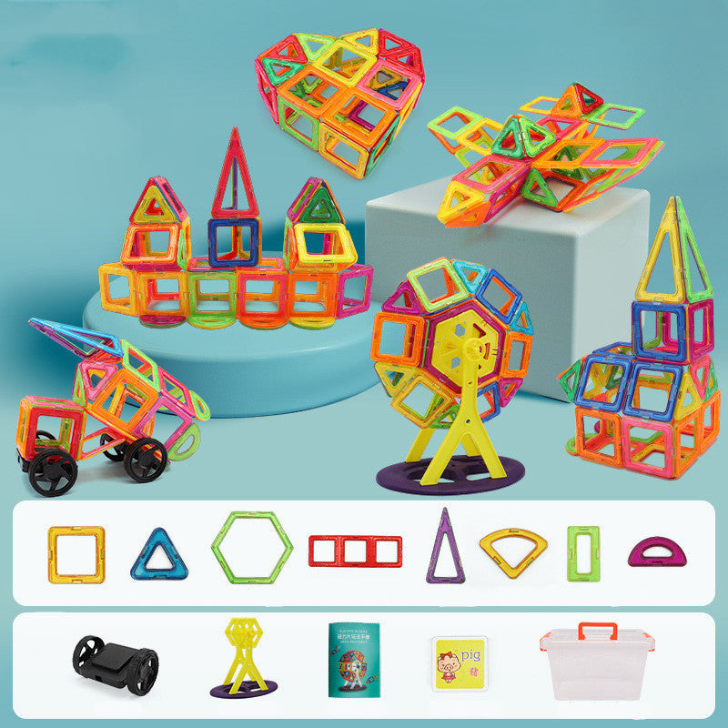 Baby Lane Educational Magnetic Piece Set: Interactive Building Blocks for Kids