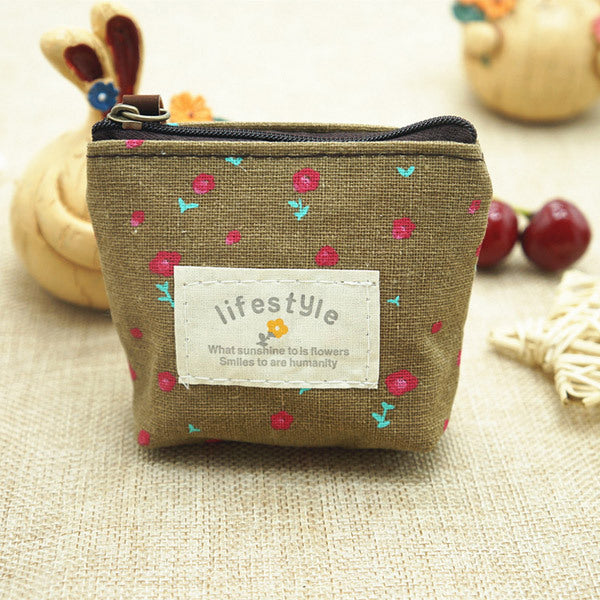 Baby Lane Cute Zakka Zero Purse – Korean Cartoon Print Coin Bag for Kids!