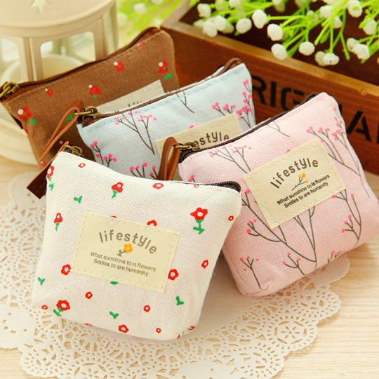 Baby Lane Cute Zakka Zero Purse – Korean Cartoon Print Coin Bag for Kids!