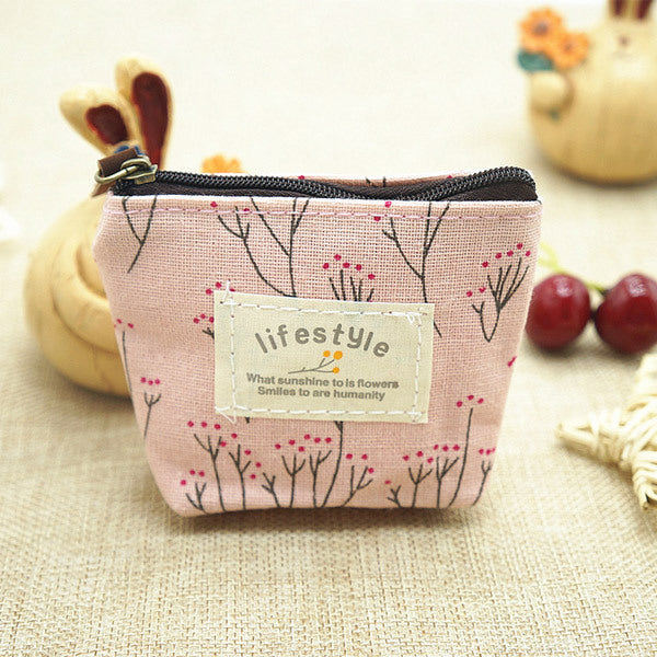 Baby Lane Cute Zakka Zero Purse – Korean Cartoon Print Coin Bag for Kids!