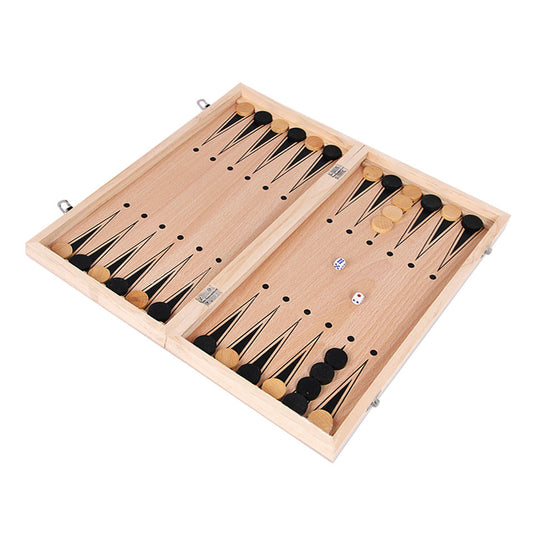 Babylane 3-in-1 Backgammon & Chess Set | Perfect Travel Game for Christmas